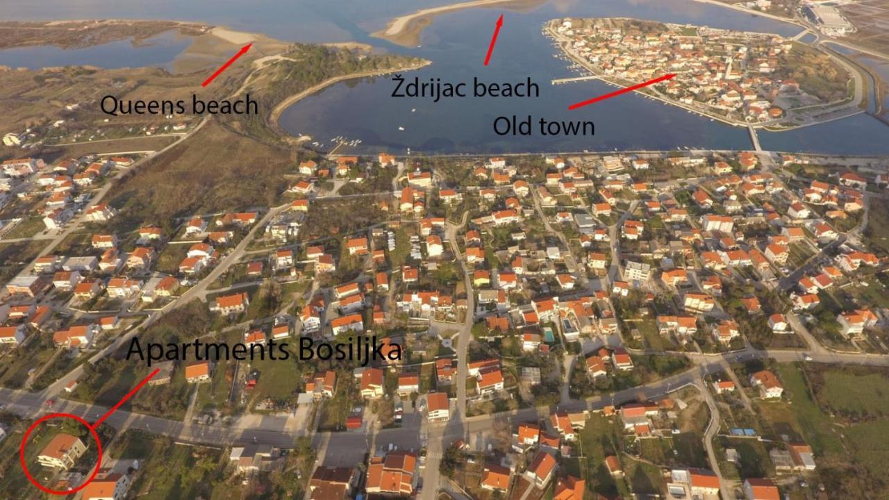 Apartmani Bosiljka Nin Eksteriør billede